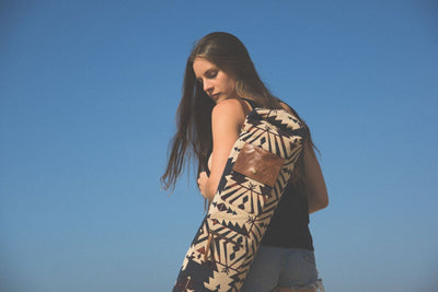 Woven Yoga Mat Bag - Mojave