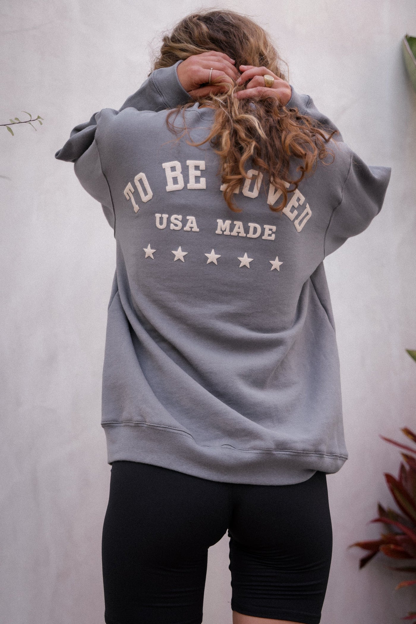 WithLove ♡ 'To Be Loved' Printed Pullover Sweatshirt