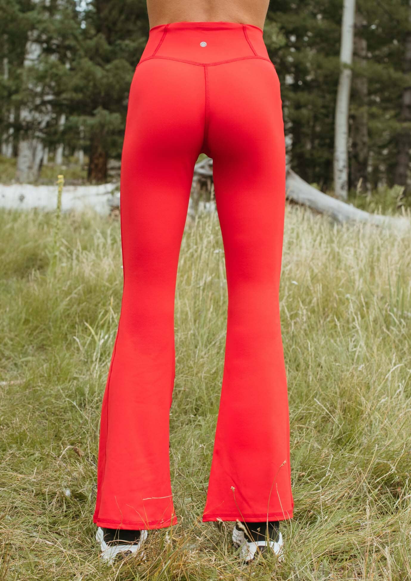 Super Flare Legging - Wildflower Red