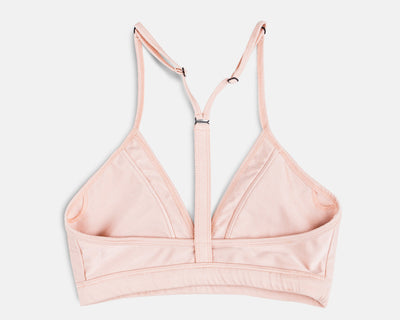 blush pink yoga bra top