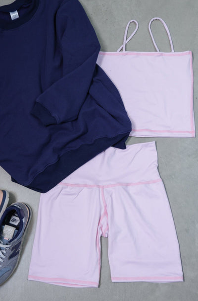 WithLove ♡ Solid Pink Bike Short
