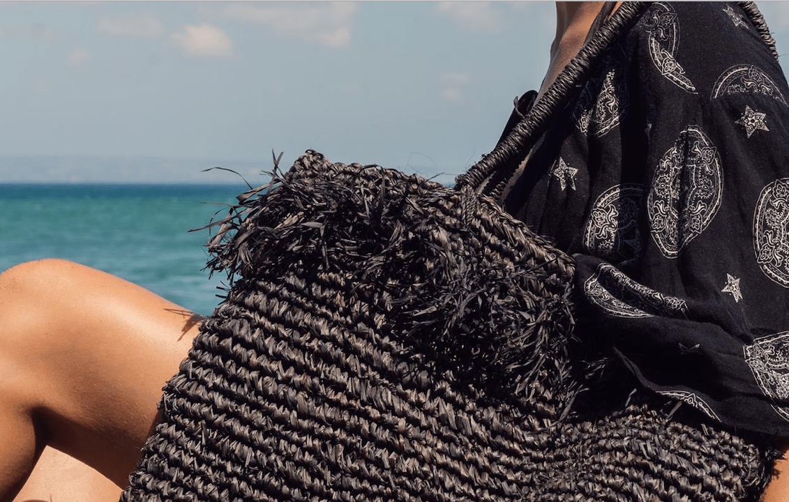 Amber Beach Bag - Black | Vagabond Goods | Evolve Fit Wear
