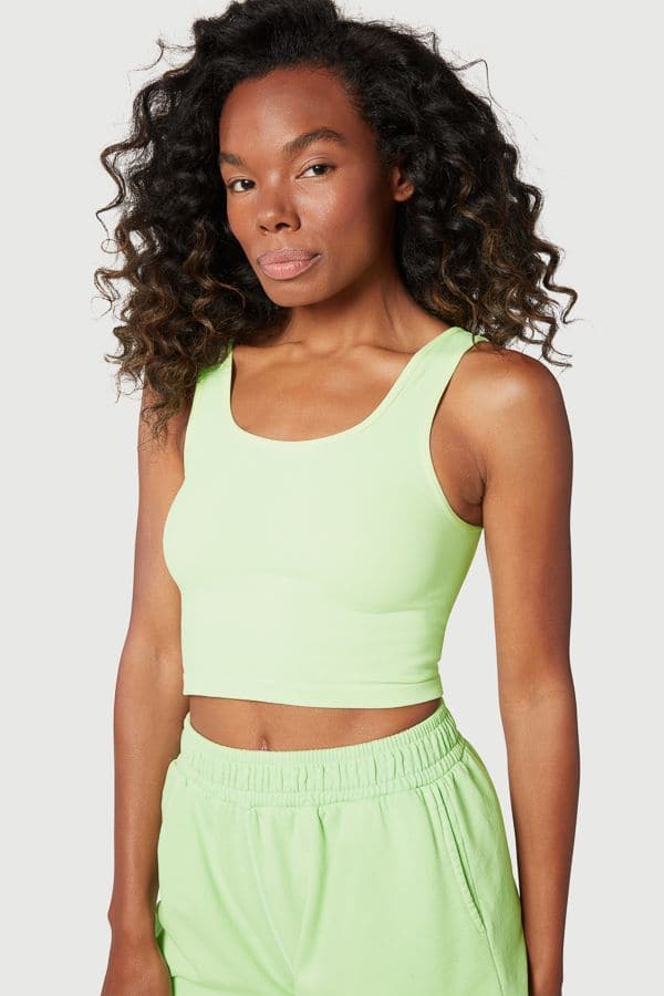 Be Free Tank T4499:T4499-Green Tambourine-S - NUX