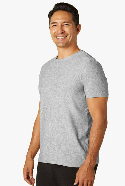 Beyond Yoga Featherweight Always Beyond Men's Crew Tee | Beyond Yoga | Evolve Fit Wear
