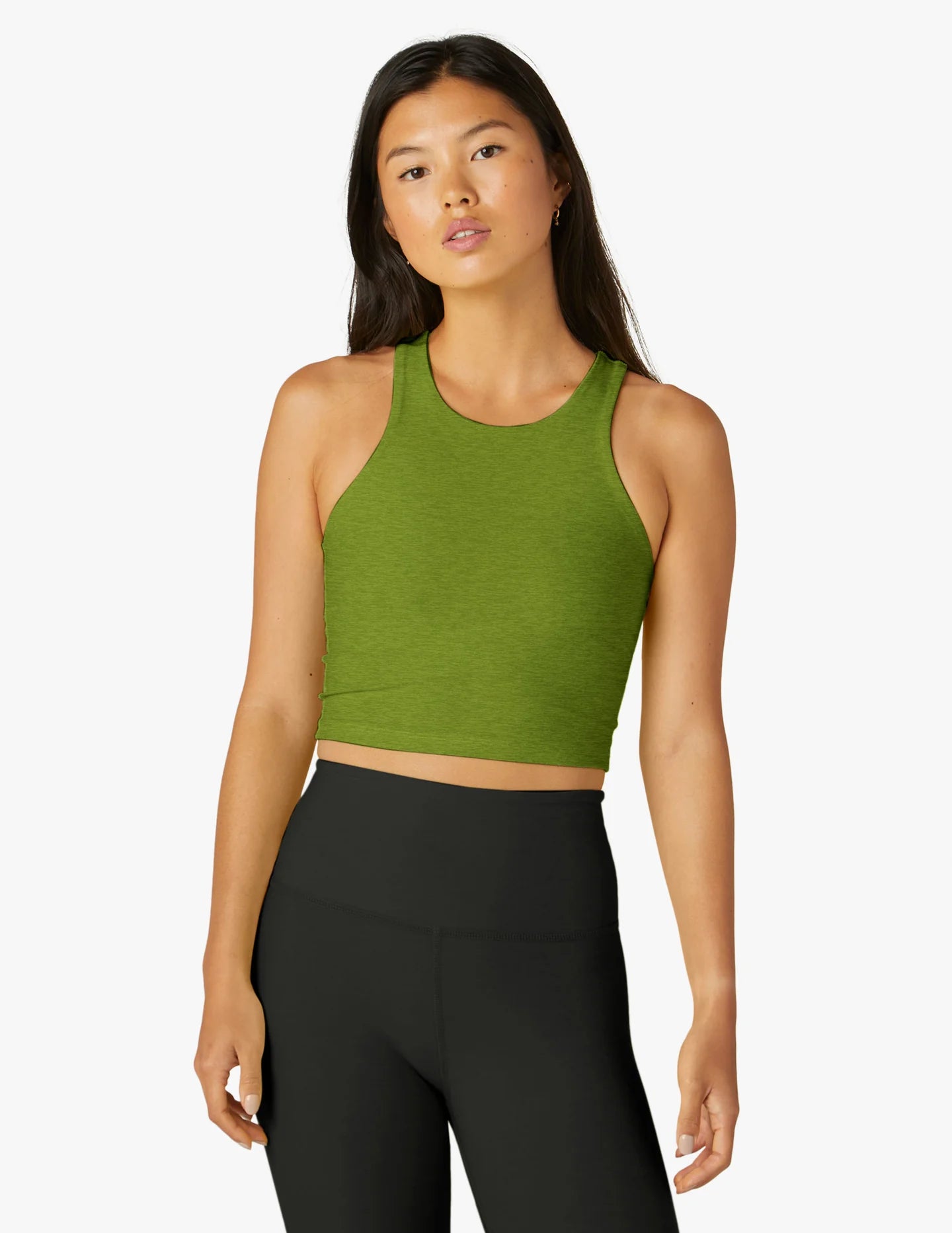 Beyond Yoga ReFocus Cropped Tank - Fern | Beyond Yoga | Evolve Fit Wear