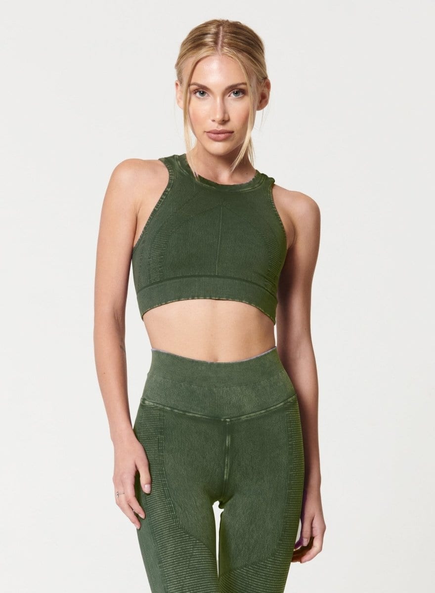 Body Engineered® One By One Crop Hand Dyed | NUX | Evolve Fit Wear