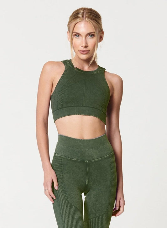 Body Engineered® One By One Crop Hand Dyed | NUX | Evolve Fit Wear