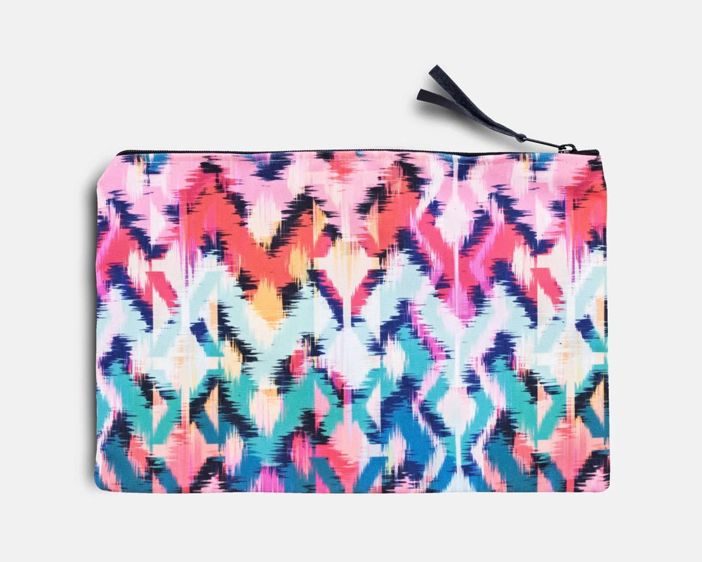 canvas-workout-pouch-tropical-ikat-print-vagabond-goods-evolve-fit-wear-800787 - Evolve Fit Wear - canvas-workout-pouch-tropical-ikat-print-vagabond-goods-evolve-fit-wear-800787