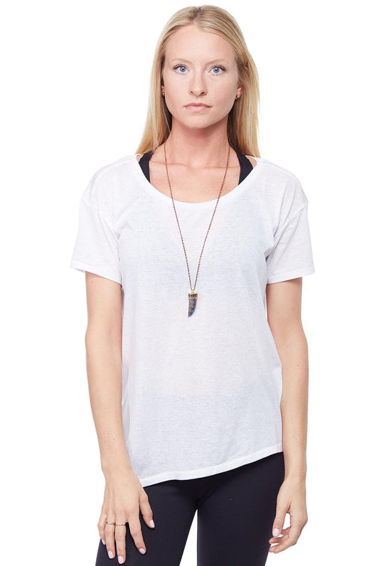 Colorful Horn Hand Crochet Necklace | Evolve Fit Wear | Evolve Fit Wear