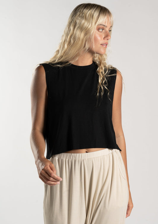 Crop Muscle Tank | Jala | Evolve Fit Wear