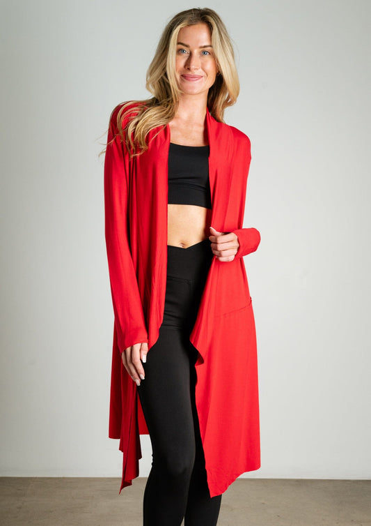 Devi Duster - Wildflower Red | Jala | Evolve Fit Wear