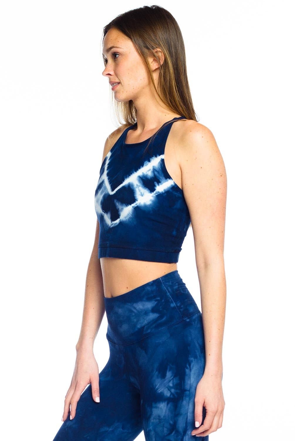 Electric & Rose Grayson Crop Top - Navy | Electric Rose | Evolve Fit Wear