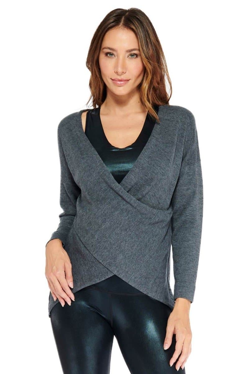 Electric Yoga Zoe Criss Cross Sweater - Evolve Fit Wear