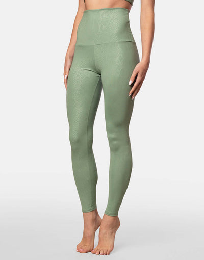 Embossed Snake Legging Sage