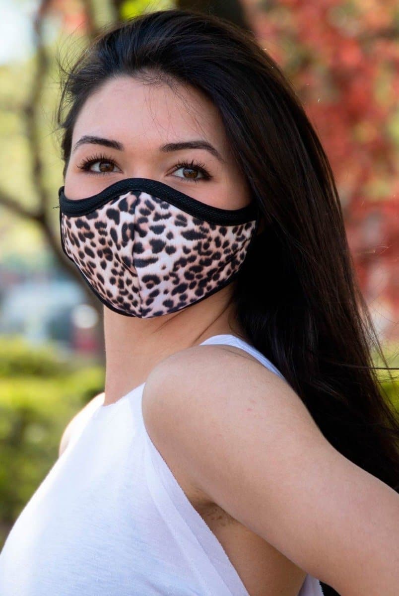 Emily Hsu Together Face Mask - Leopard - Evolve Fit Wear