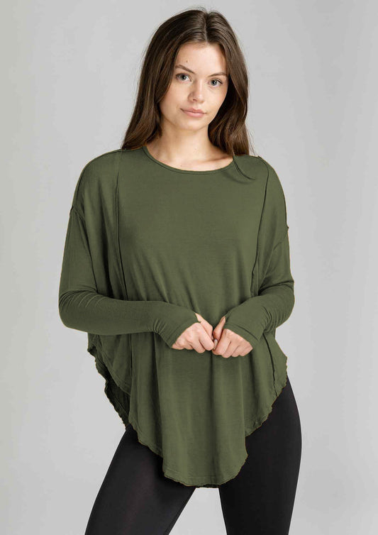 Flow Top - Olive | Jala | Evolve Fit Wear