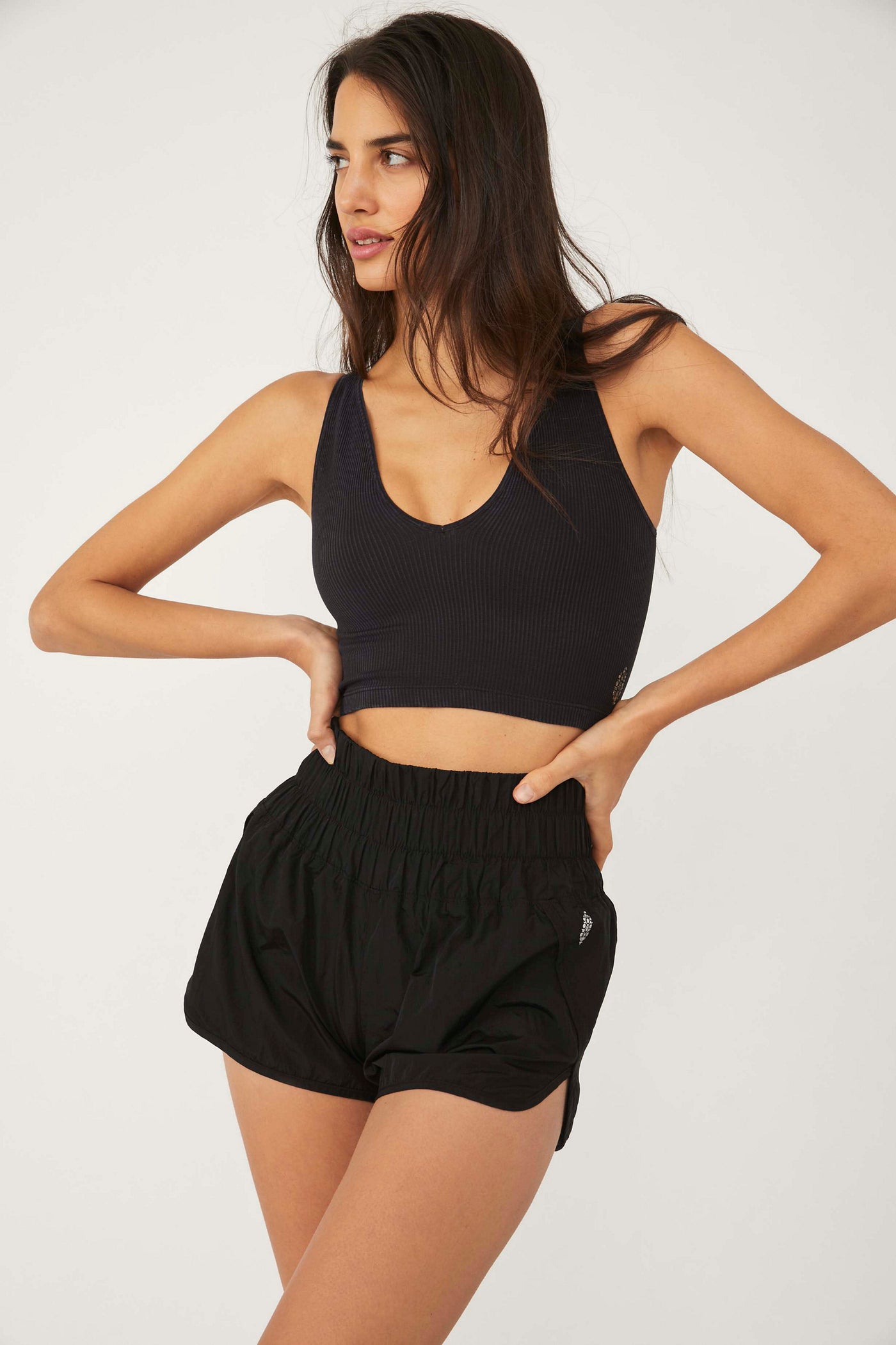 Free People The Way Home Short - Black
