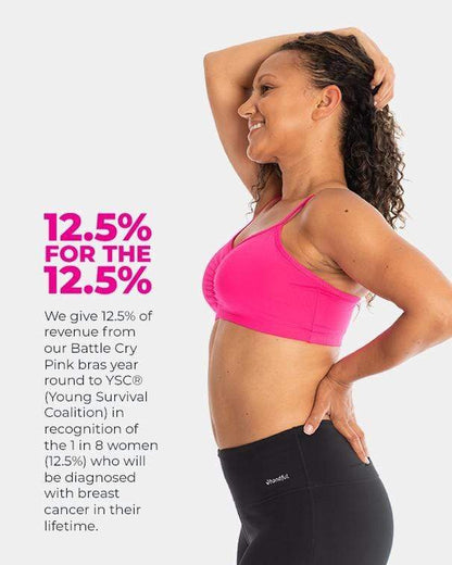 Handful Adjustable Bra – Battle Cry Pink | Handful | Evolve Fit Wear