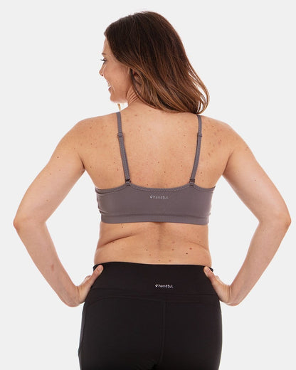 Handful Adjustable Bra – Magnetic Gray | Handful | Evolve Fit Wear