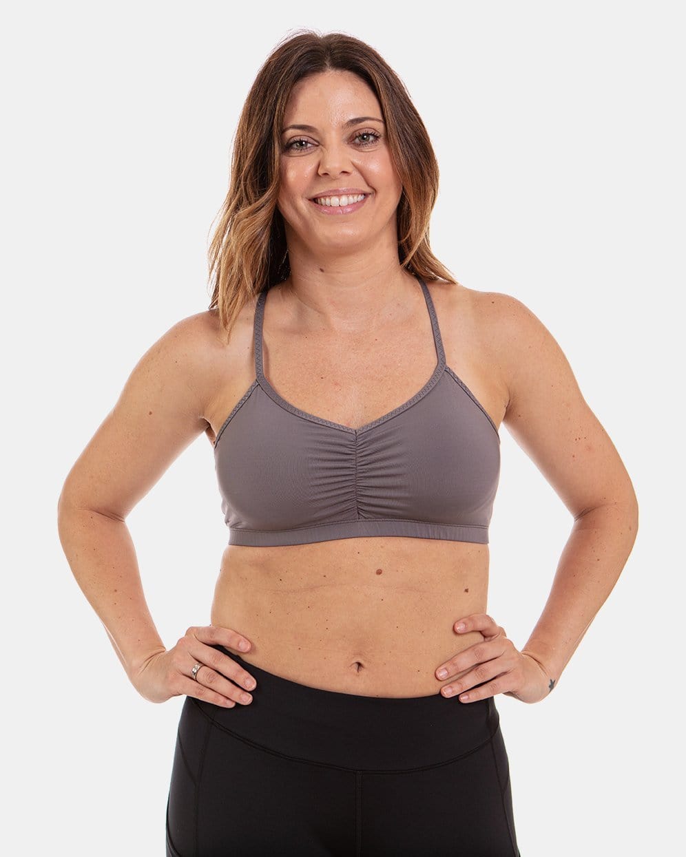 Handful Adjustable Bra – Magnetic Gray | Handful | Evolve Fit Wear