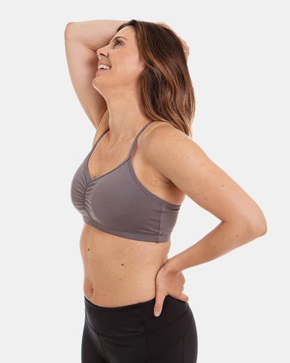Handful Adjustable Bra – Magnetic Gray | Handful | Evolve Fit Wear