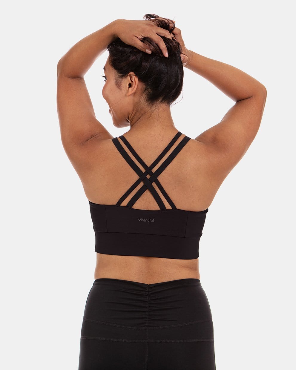Handful Double Down Bra – Booya Black | Handful | Evolve Fit Wear