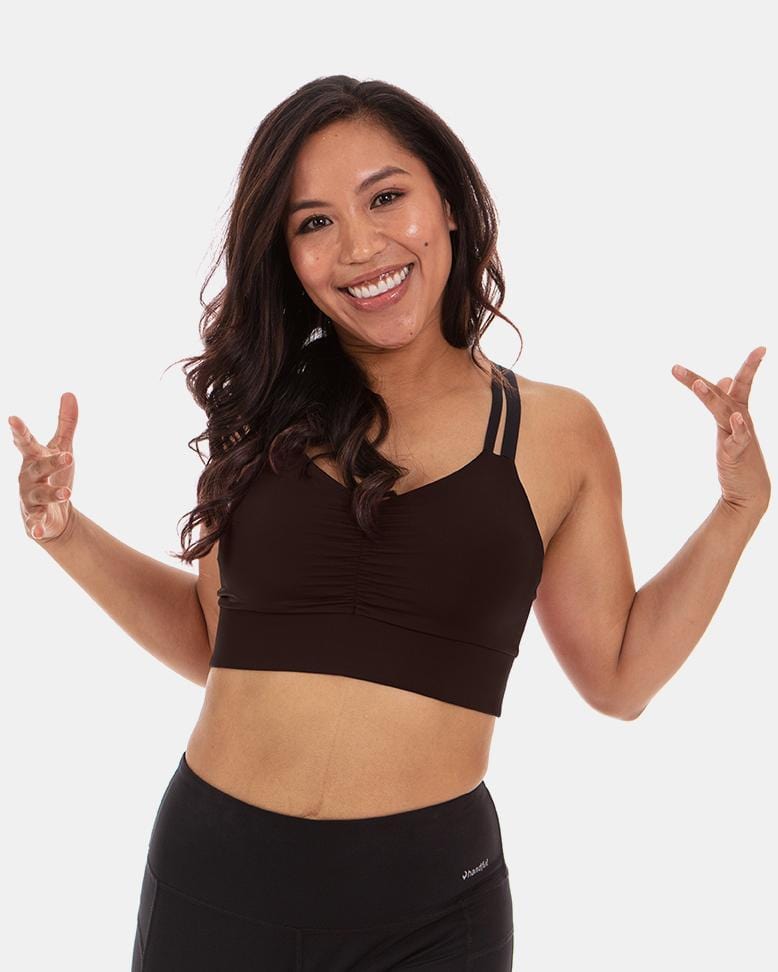 Handful Double Down Bra – Booya Black | Handful | Evolve Fit Wear