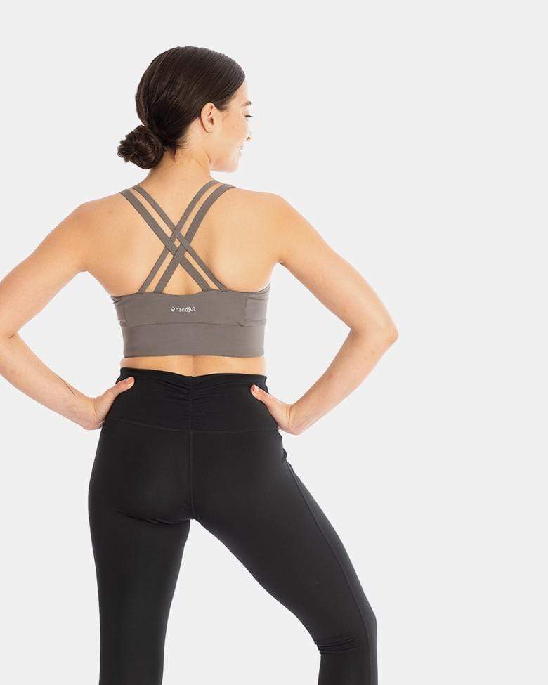 Handful Double Down Bra – Magnetic Gray | Handful | Evolve Fit Wear