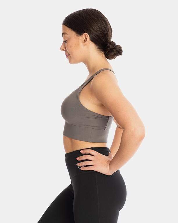 Handful Double Down Bra – Magnetic Gray | Handful | Evolve Fit Wear
