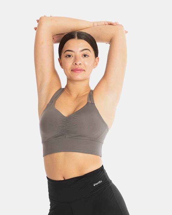 Handful Double Down Bra – Magnetic Gray | Handful | Evolve Fit Wear