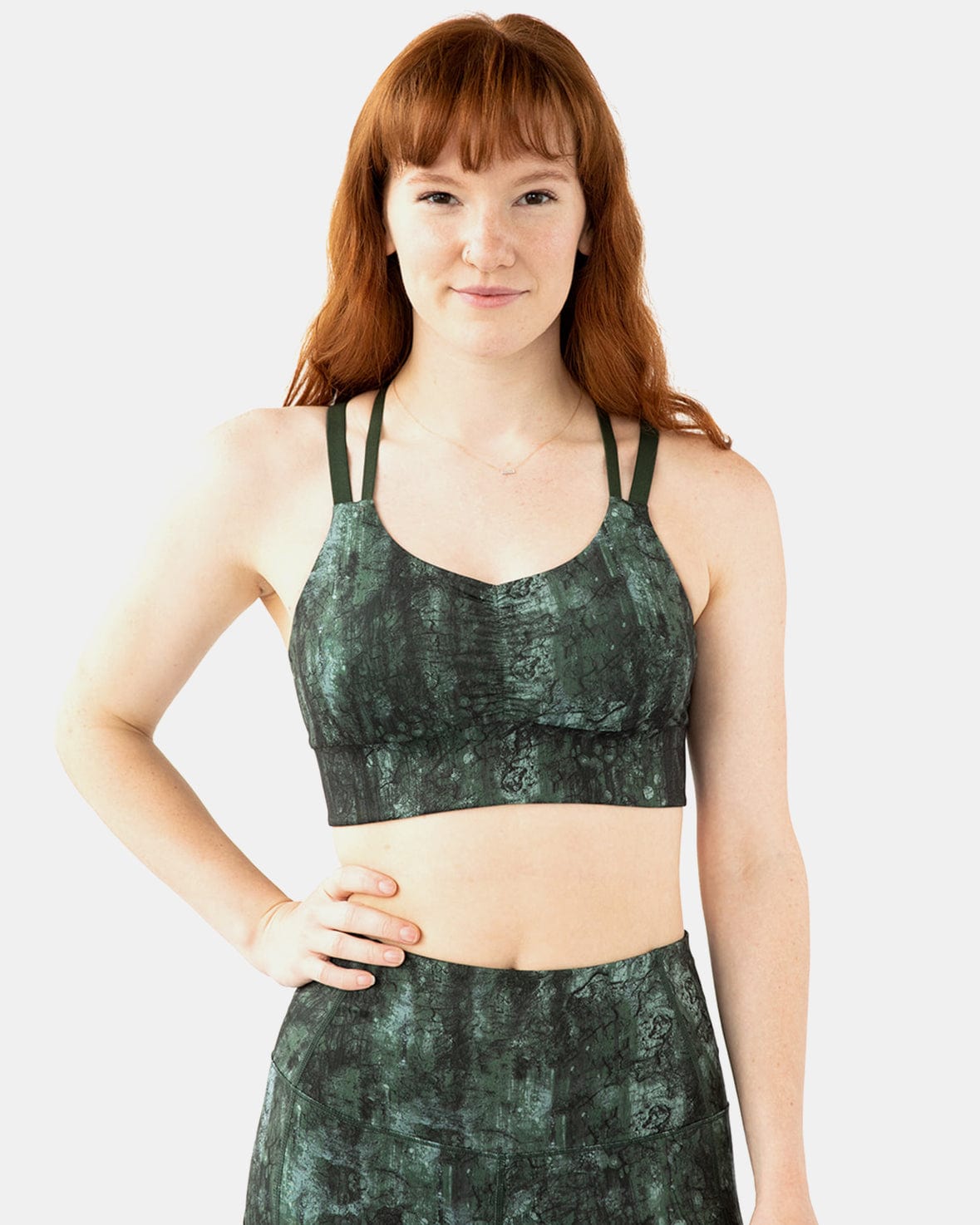 Handful Double Down Bra – Nature Daze | Handful | Evolve Fit Wear