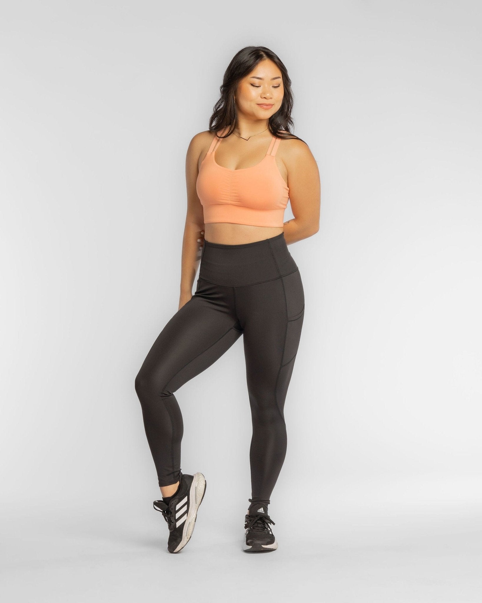 Handful Double Down Bra – Papaya | Handful | Evolve Fit Wear