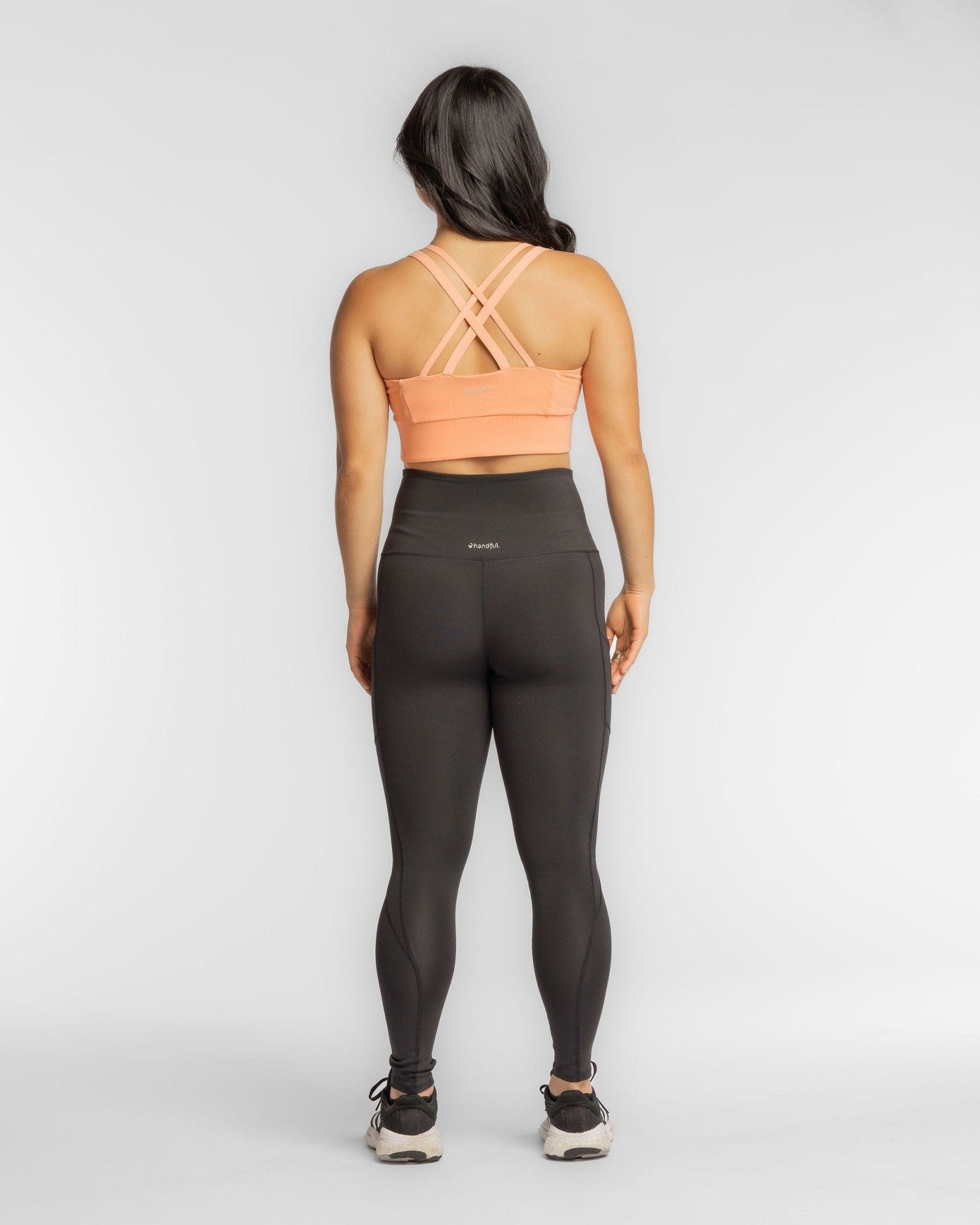 Handful Double Down Bra – Papaya | Handful | Evolve Fit Wear