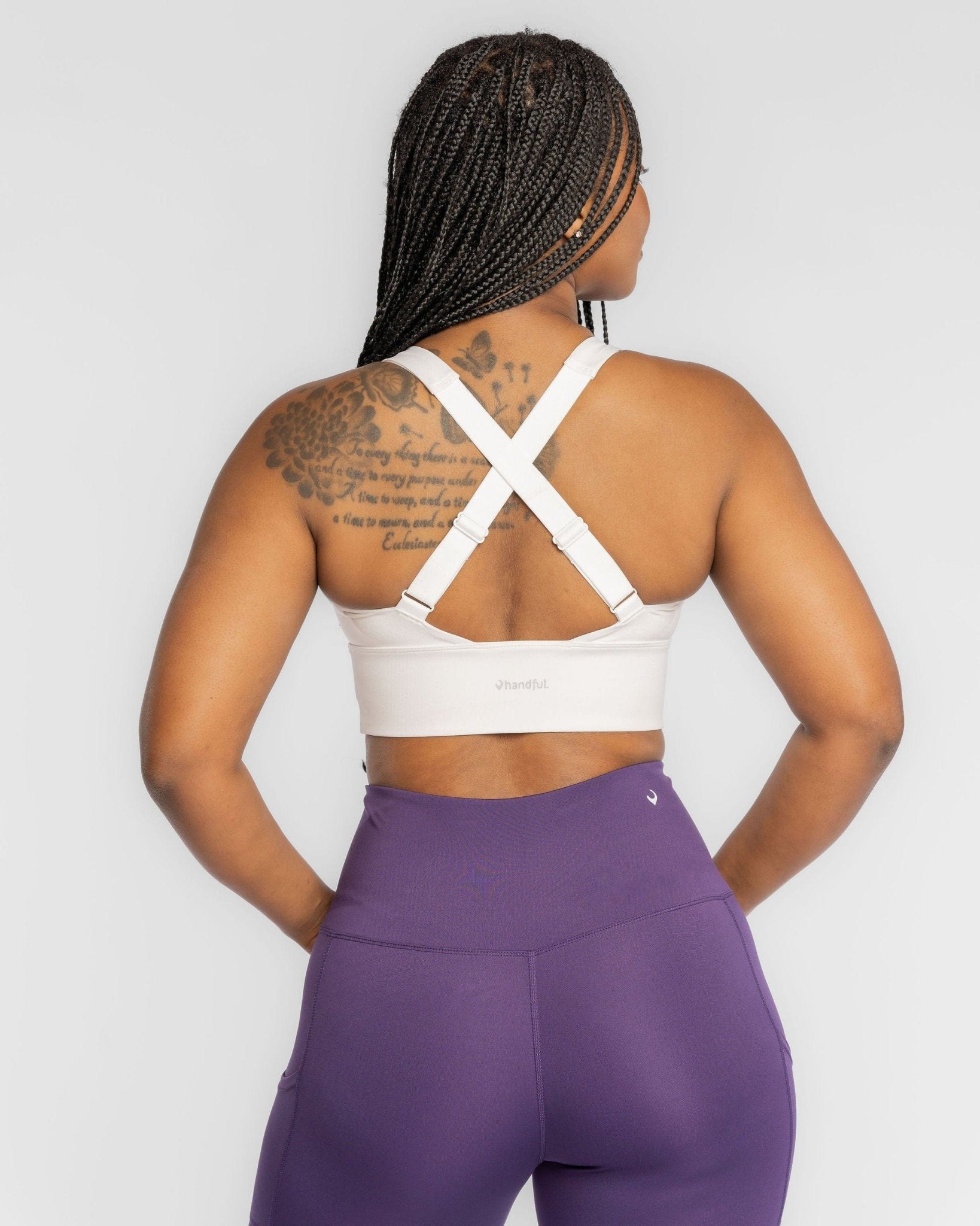 Handful Gametime Bra – No Headlights White | Handful | Evolve Fit Wear