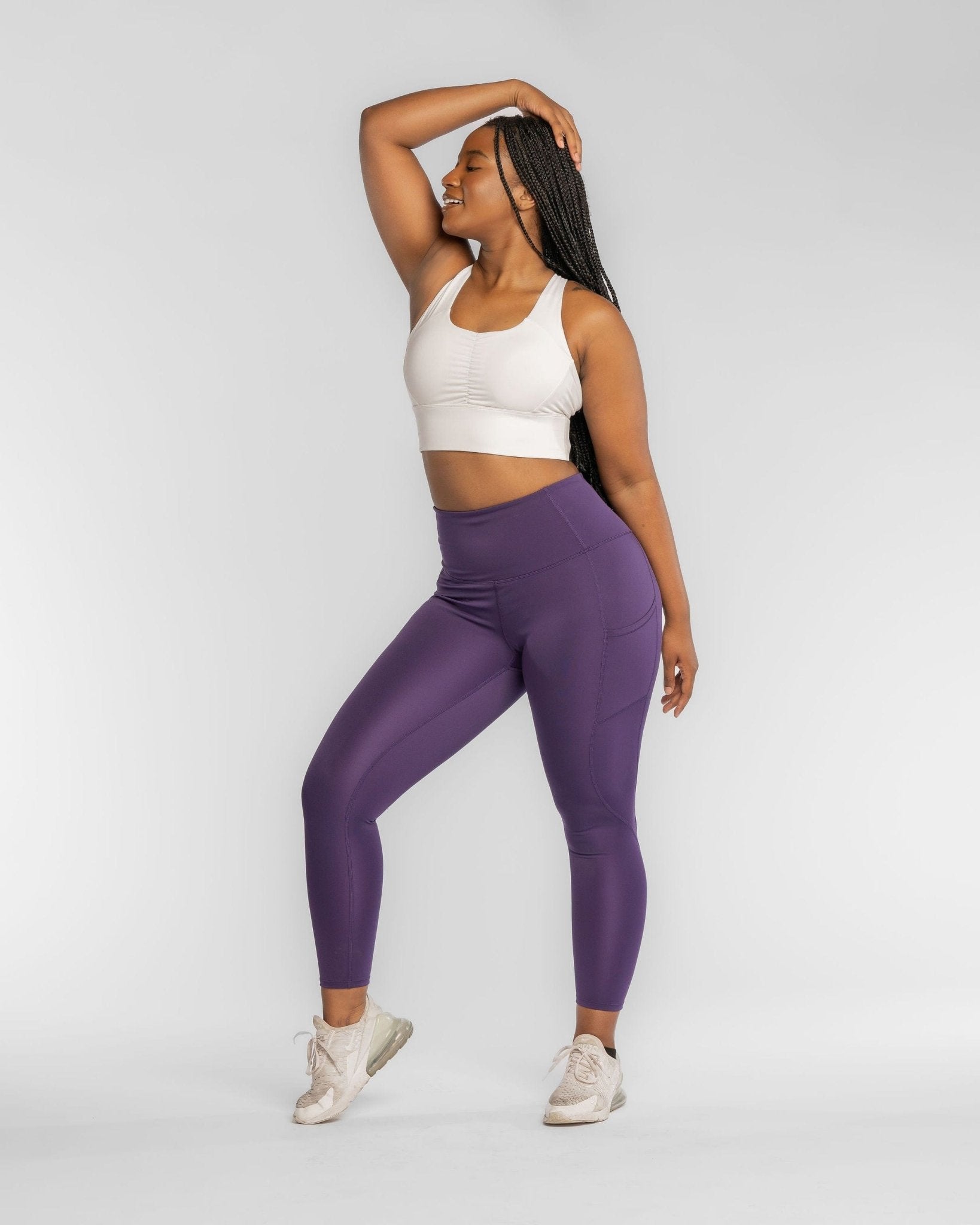 Handful Gametime Bra – No Headlights White | Handful | Evolve Fit Wear