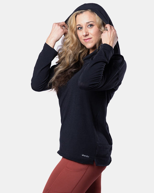 Handful Hello Sunshine UPF Hoodie - Booya Black | Handful | Evolve Fit Wear