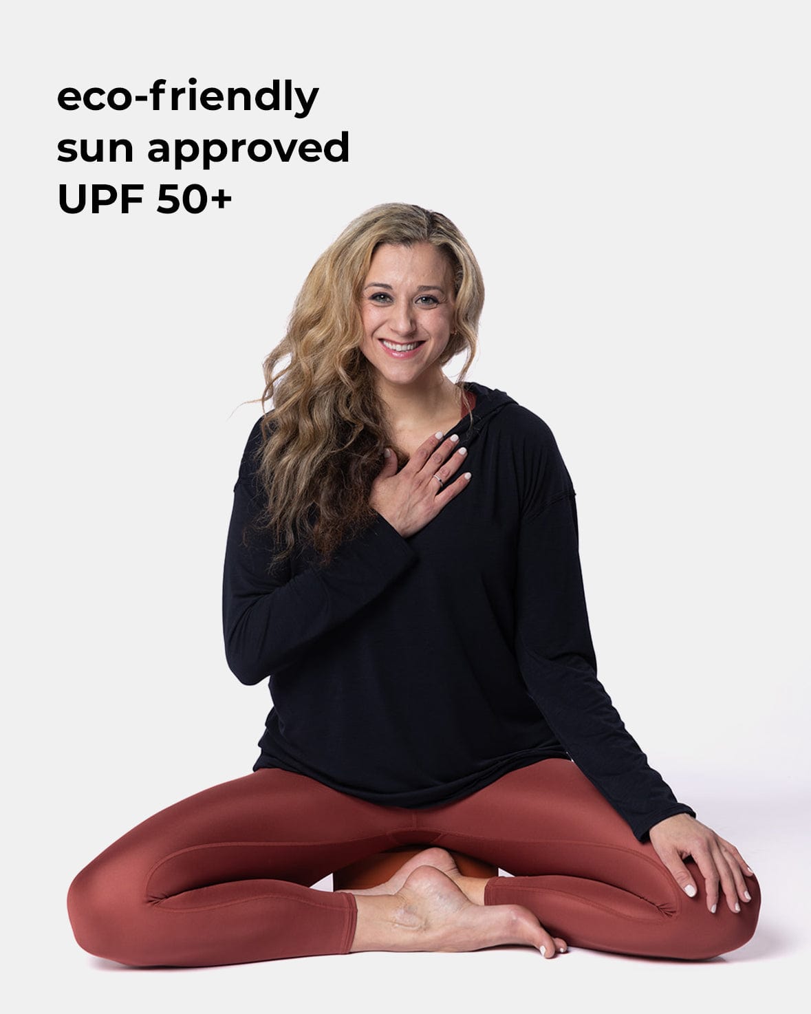 Handful Hello Sunshine UPF Hoodie - Booya Black | Handful | Evolve Fit Wear