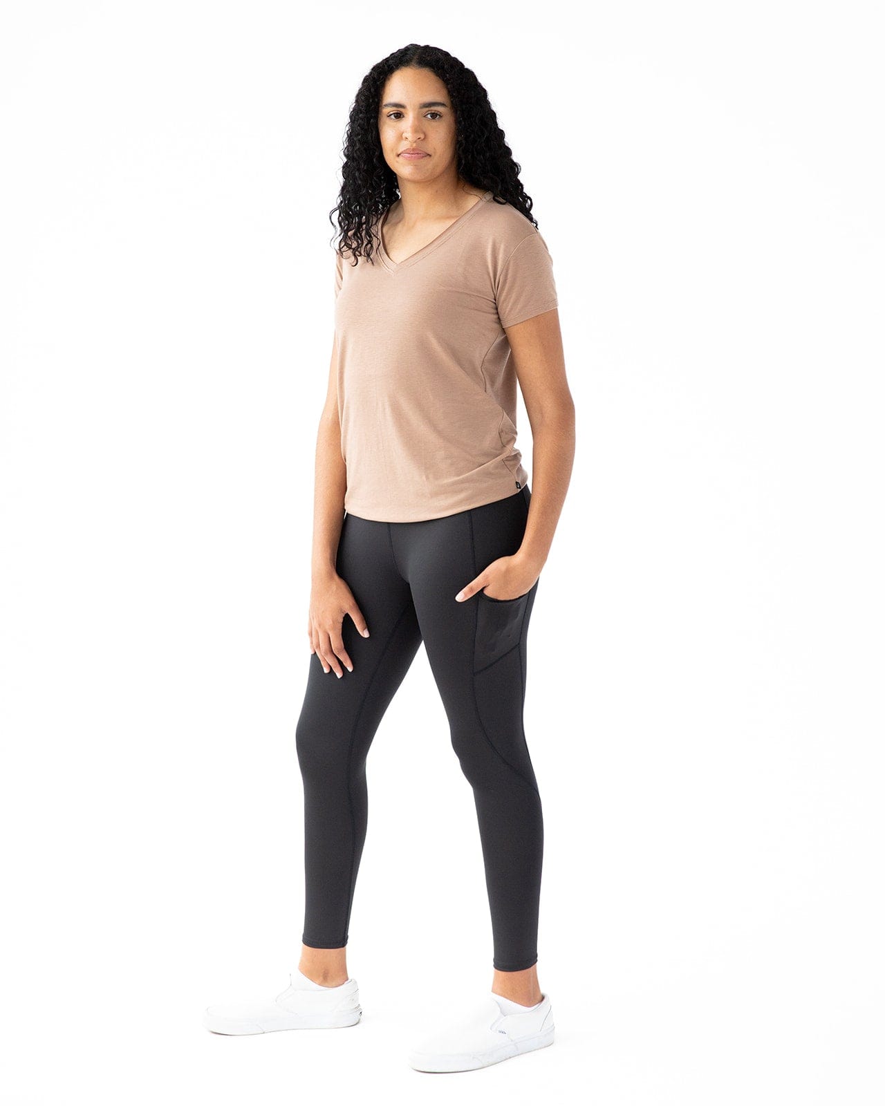 Handful Hello Sunshine UPF V - Neck - Just Brew It | Handful | Evolve Fit Wear