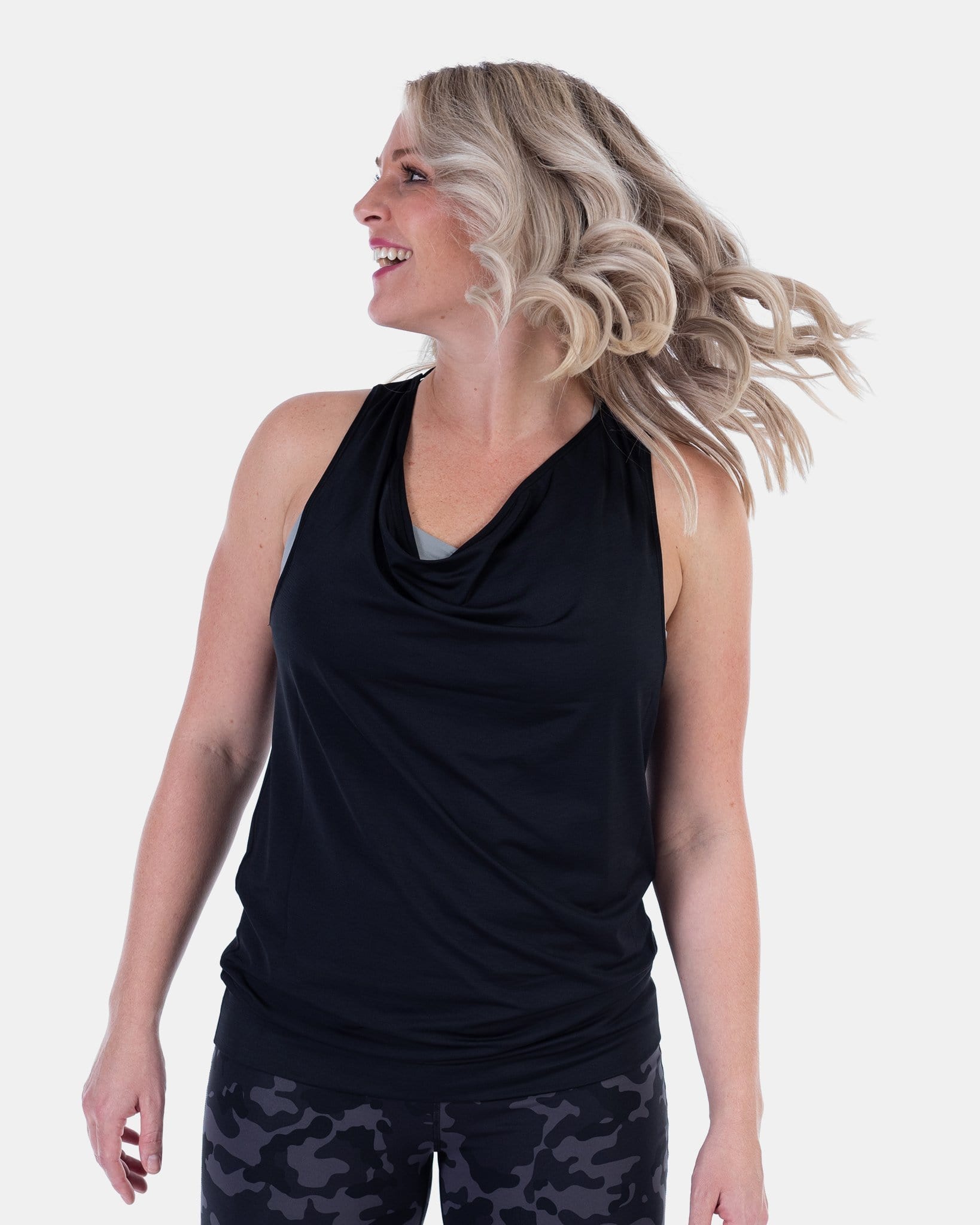 Handful Scoop Tank - Booya Black | Handful | Evolve Fit Wear