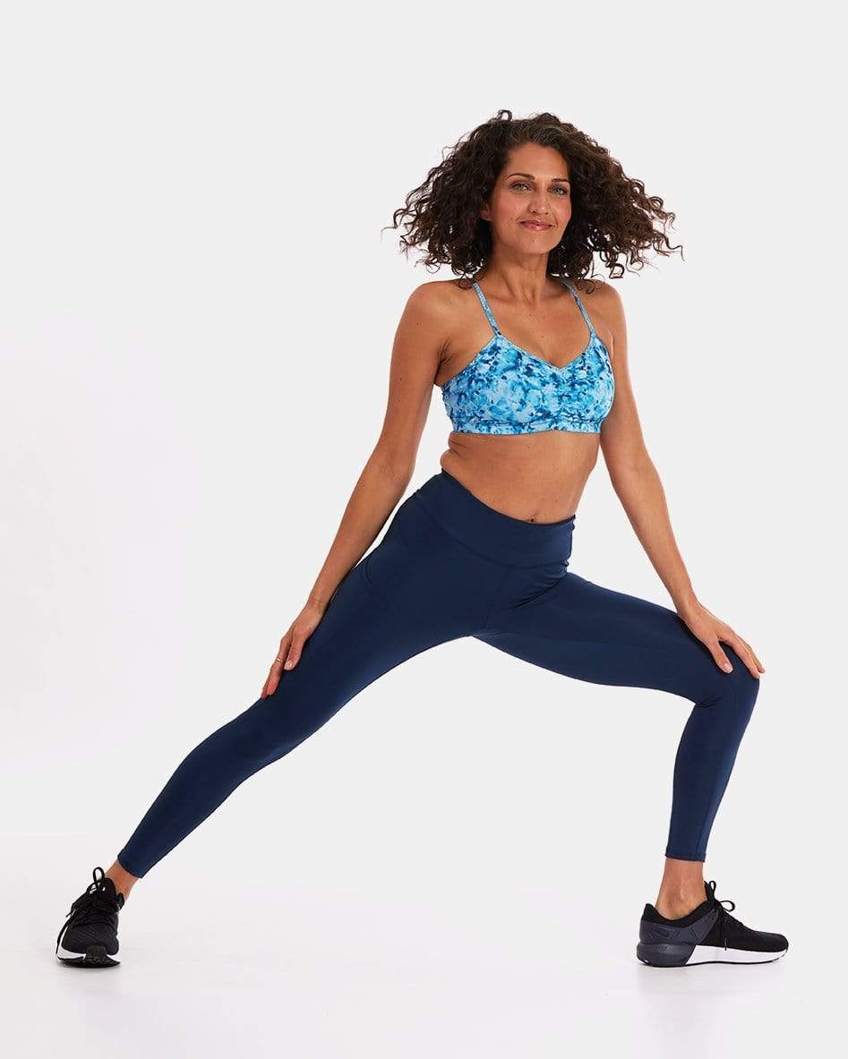 Handful Wi - Thi Mid - Rise Pocketed Legging – Night Swim Navy | Handful | Evolve Fit Wear