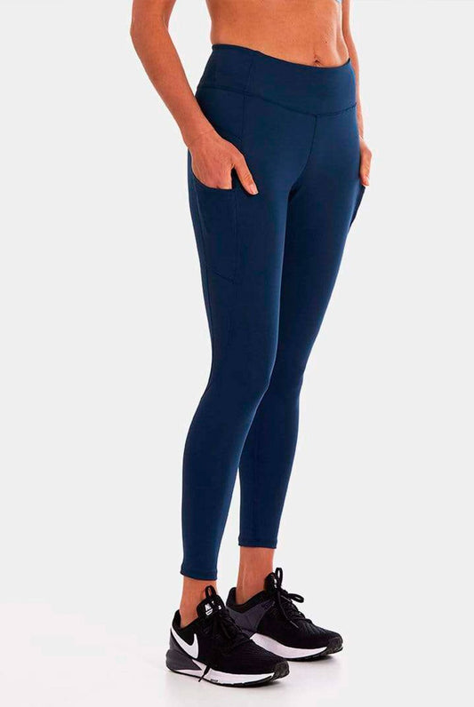 Handful Wi - Thi Mid - Rise Pocketed Legging – Night Swim Navy | Handful | Evolve Fit Wear
