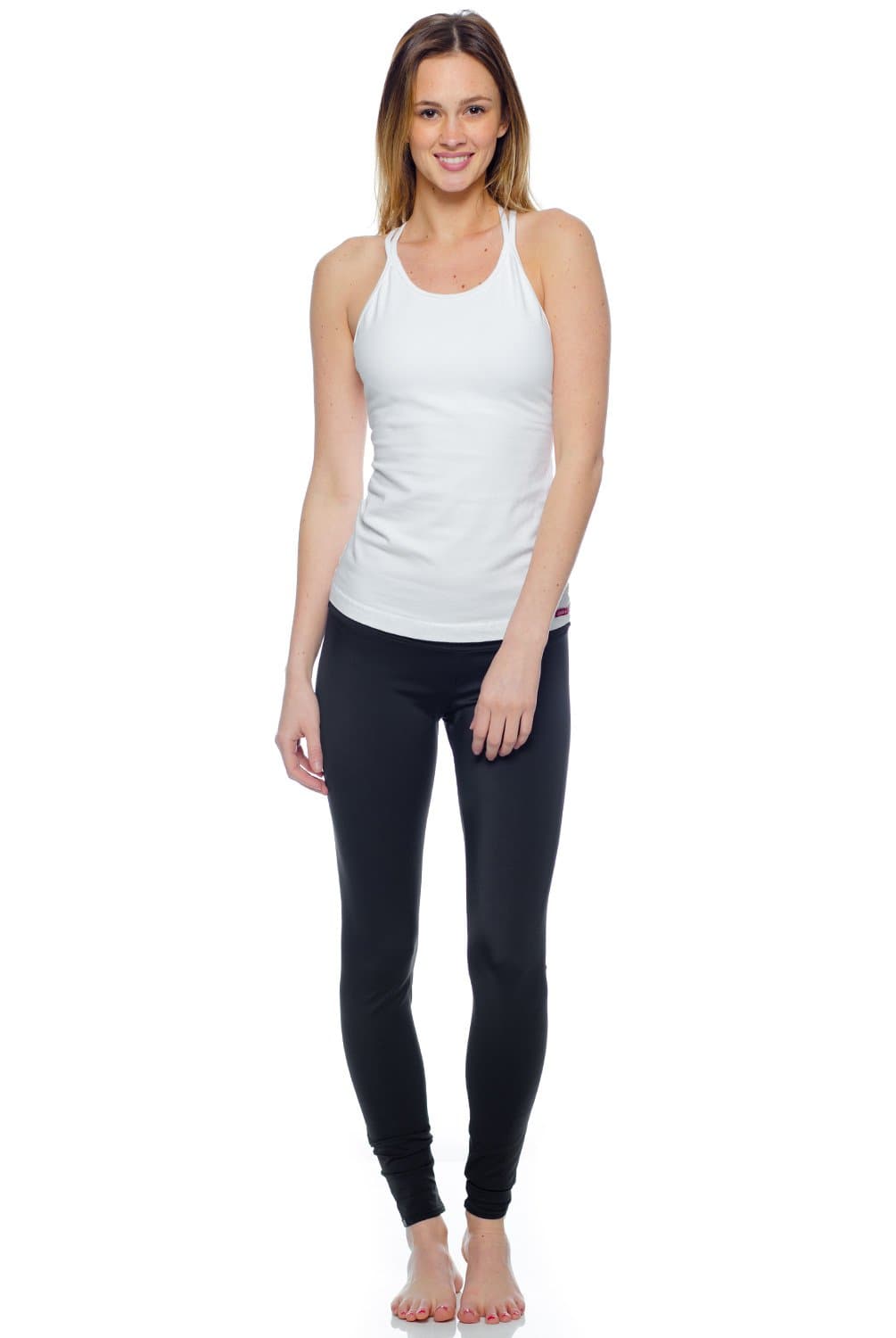 Hard Tail Double Cross Tank - White | Hard Tail Forever | Evolve Fit Wear