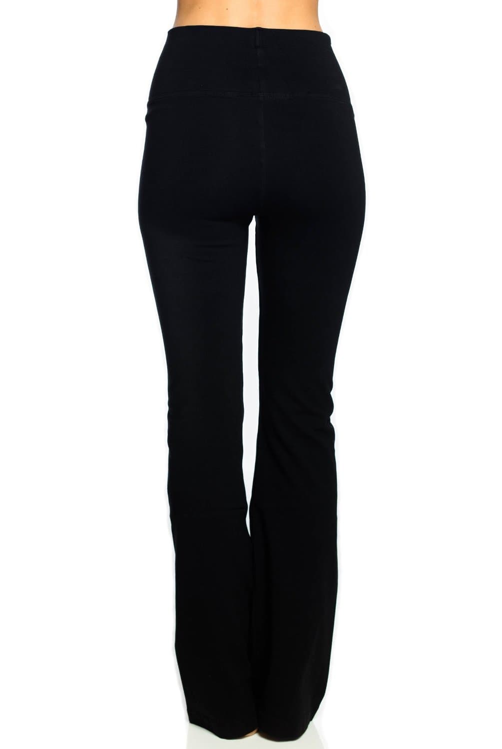  Hard Tail Roll Down Bootleg Flare Pant,Black,Small : Clothing,  Shoes & Jewelry