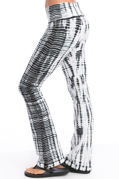 Hard Tail Rolldown Bootleg Pant - All Over Lizard | Hard Tail Forever | Evolve Fit Wear