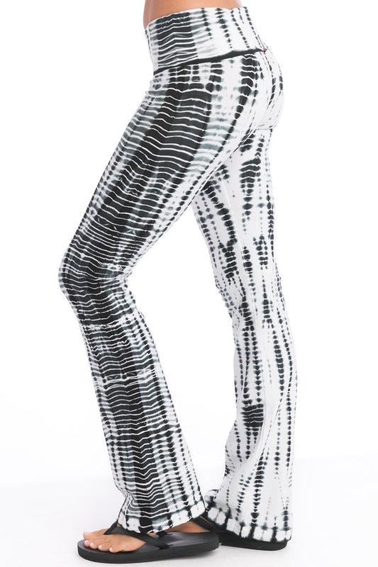 Hard Tail Rolldown Bootleg Pant - All Over Lizard | Hard Tail Forever | Evolve Fit Wear