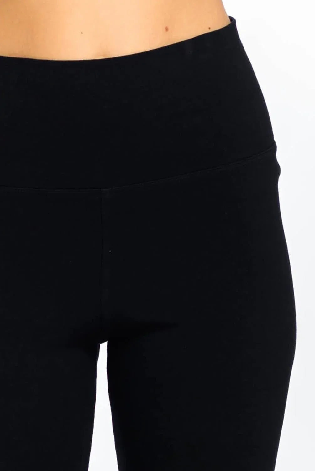 Sundwudu Black Flare yogabroek voor dames - zachte bootcut legging met Sundwudu Black Flare yogabroek voor dames - zachte bootcut legging met