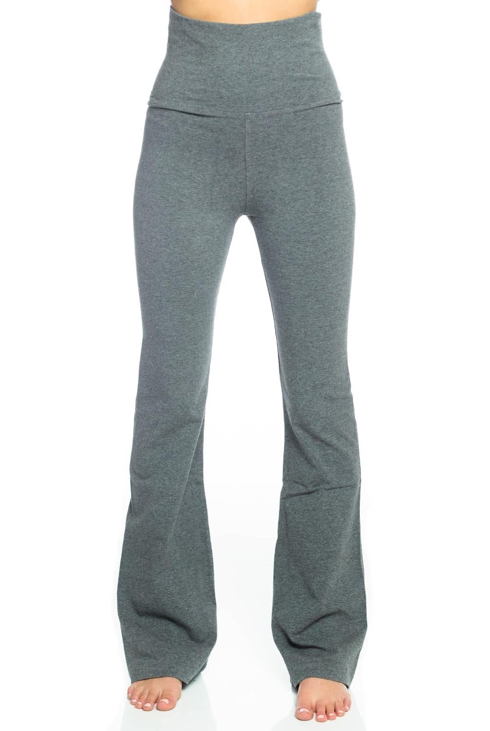 Hard Tail Rolldown Bootleg Pant - Charcoal | Hard Tail Forever | Evolve Fit Wear
