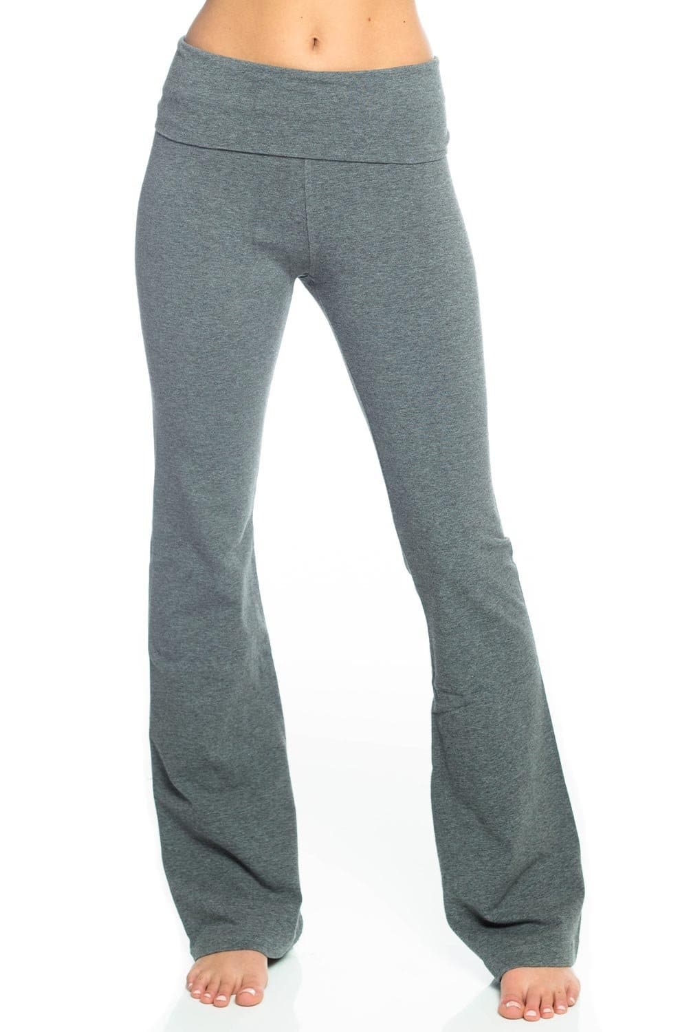 Hard Tail Rolldown Bootleg Pant - Charcoal | Hard Tail Forever | Evolve Fit Wear