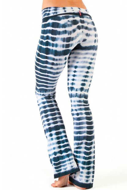 Hard Tail Rolldown Bootleg Pant - Electric Lines | Hard Tail Forever | Evolve Fit Wear