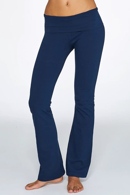 Hard Tail Rolldown Bootleg Pant - Navy | Hard Tail Forever | Evolve Fit Wear